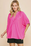 V-Neck Tunic Top