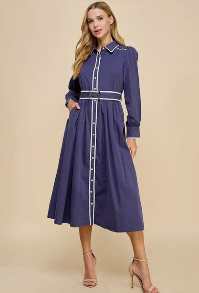 Midi Shirt Dress